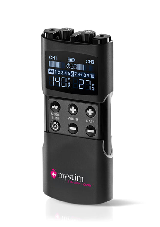 Bestel: Tension Lover 2 Rechargeable Electro Stimulator by MyStim - bij Happytoys: de erotische sex webshop | liever Happy dan Easy ⭐⭐⭐⭐⭐