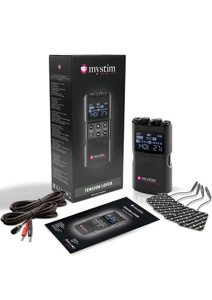 Bestel: Tension Lover 2 Rechargeable Electro Stimulator by MyStim - bij Happytoys: de erotische sex webshop | liever Happy dan Easy ⭐⭐⭐⭐⭐