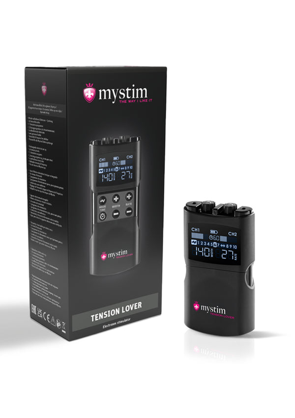 Bestel: Tension Lover 2 Rechargeable Electro Stimulator by MyStim - bij Happytoys: de erotische sex webshop | liever Happy dan Easy ⭐⭐⭐⭐⭐