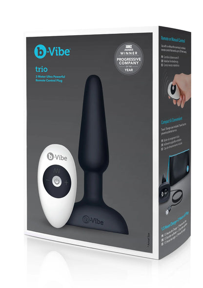 Bestel: Trio Plug by B - Vibe - bij Happytoys.nl, happytoys.be, Happytoys.ae: erotische sex webshop | liever Happy dan Easy ⭐⭐⭐⭐⭐