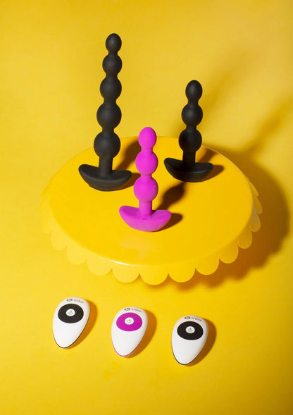 Bestel: Triplet Anal Beads by B - Vibe - bij Happytoys.nl, happytoys.be, Happytoys.ae: erotische sex webshop | liever Happy dan Easy ⭐⭐⭐⭐⭐