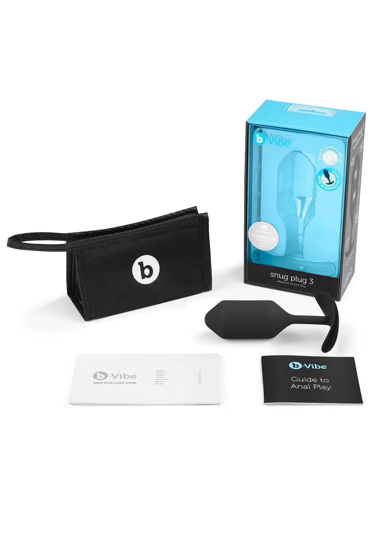 Bestel: B - Vibe Snug Anal Butt Plug 3 by B - Vibe - bij Happytoys.nl, happytoys.be, Happytoys.ae: erotische sex webshop | liever Happy dan Easy ⭐⭐⭐⭐⭐