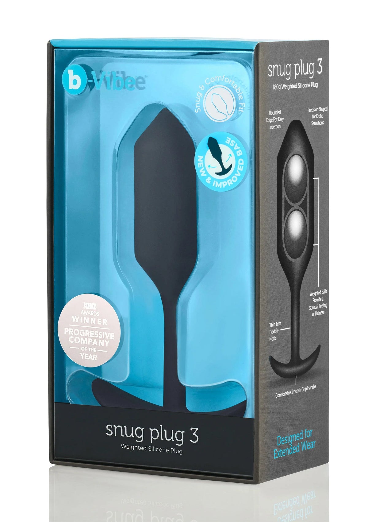 Bestel: B - Vibe Snug Anal Butt Plug 3 by B - Vibe - bij Happytoys.nl, happytoys.be, Happytoys.ae: erotische sex webshop | liever Happy dan Easy ⭐⭐⭐⭐⭐