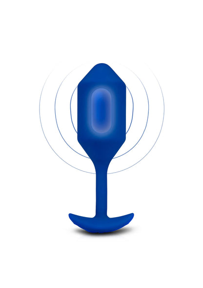Bestel: Vibrating Snug Plug 4 by B - Vibe - bij Happytoys.nl, happytoys.be, Happytoys.ae: erotische sex webshop | liever Happy dan Easy ⭐⭐⭐⭐⭐ - Default Title - 35433 - BLUE