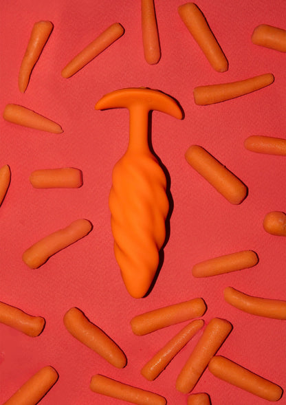 Bestel: Swirl Texture Plug by B - Vibe - bij Happytoys.nl, happytoys.be, Happytoys.ae: erotische sex webshop | liever Happy dan Easy ⭐⭐⭐⭐⭐