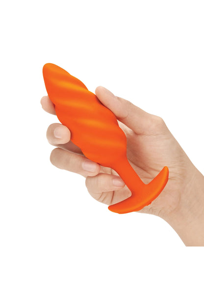 Bestel: Swirl Texture Plug by B - Vibe - bij Happytoys.nl, happytoys.be, Happytoys.ae: erotische sex webshop | liever Happy dan Easy ⭐⭐⭐⭐⭐