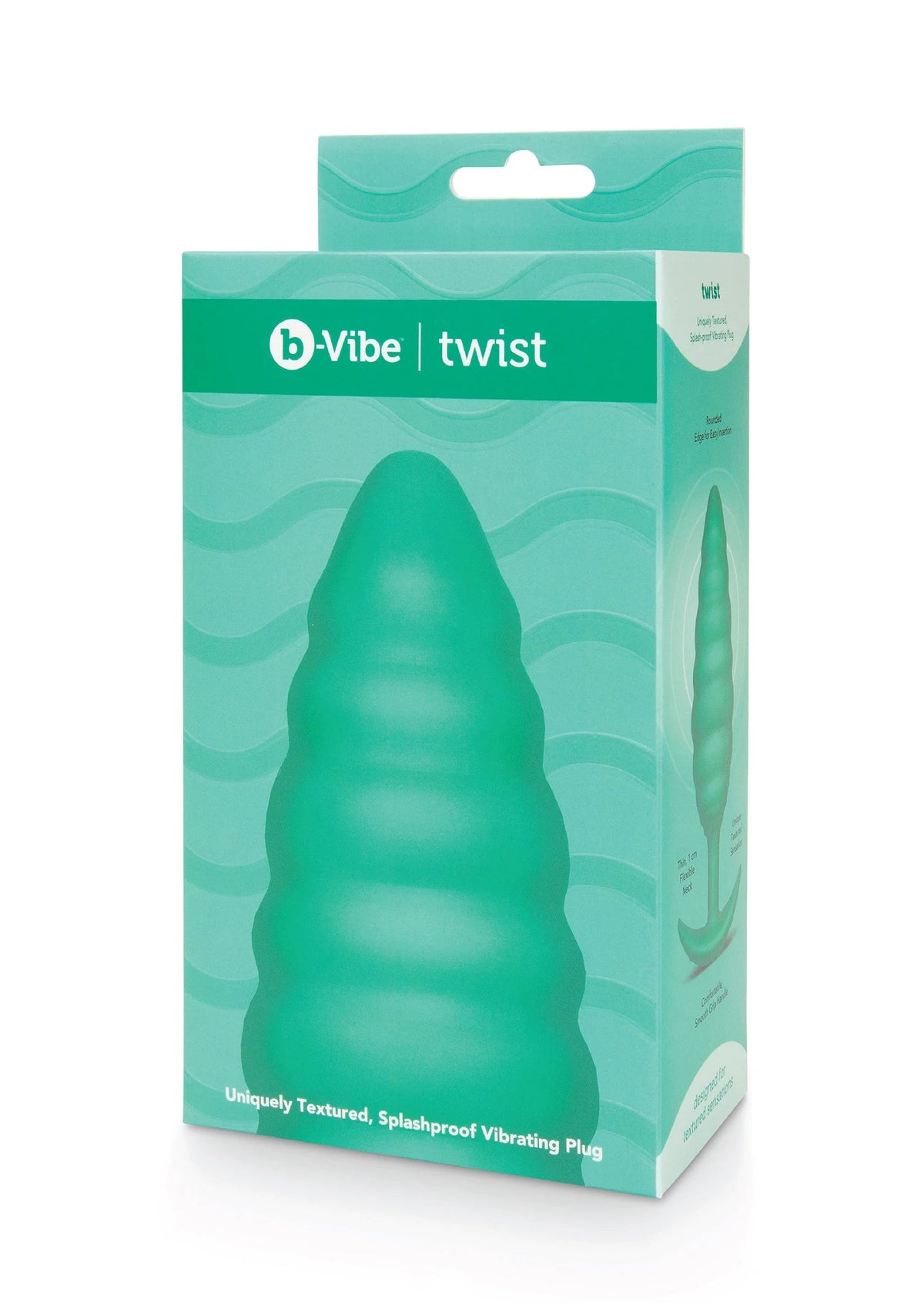 Bestel: Twist Texture Plug by B - Vibe - bij Happytoys.nl, happytoys.be, Happytoys.ae: erotische sex webshop | liever Happy dan Easy ⭐⭐⭐⭐⭐