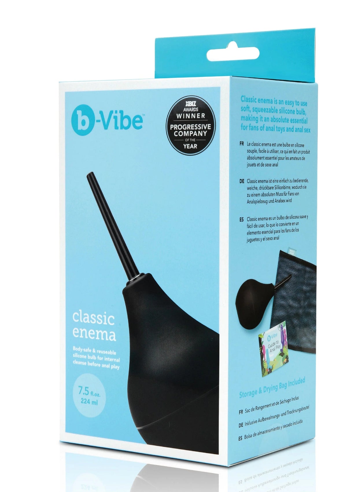 Bestel: Classic Enema Anaal douche by B - Vibe - bij Happytoys.nl, happytoys.be, Happytoys.ae: erotische sex webshop | liever Happy dan Easy ⭐⭐⭐⭐⭐