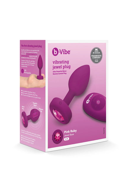 Bestel: Vibrating Jewel Plug S/M by B - Vibe - bij Happytoys.nl, happytoys.be, Happytoys.ae: erotische sex webshop | liever Happy dan Easy ⭐⭐⭐⭐⭐