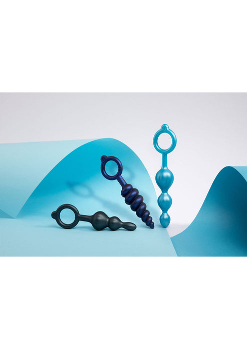 Bestel: Beaded Butties Bundle Butplug anal Trainer set by B - Vibe - bij Happytoys: de erotische sex webshop | liever Happy dan Easy ⭐⭐⭐⭐⭐
