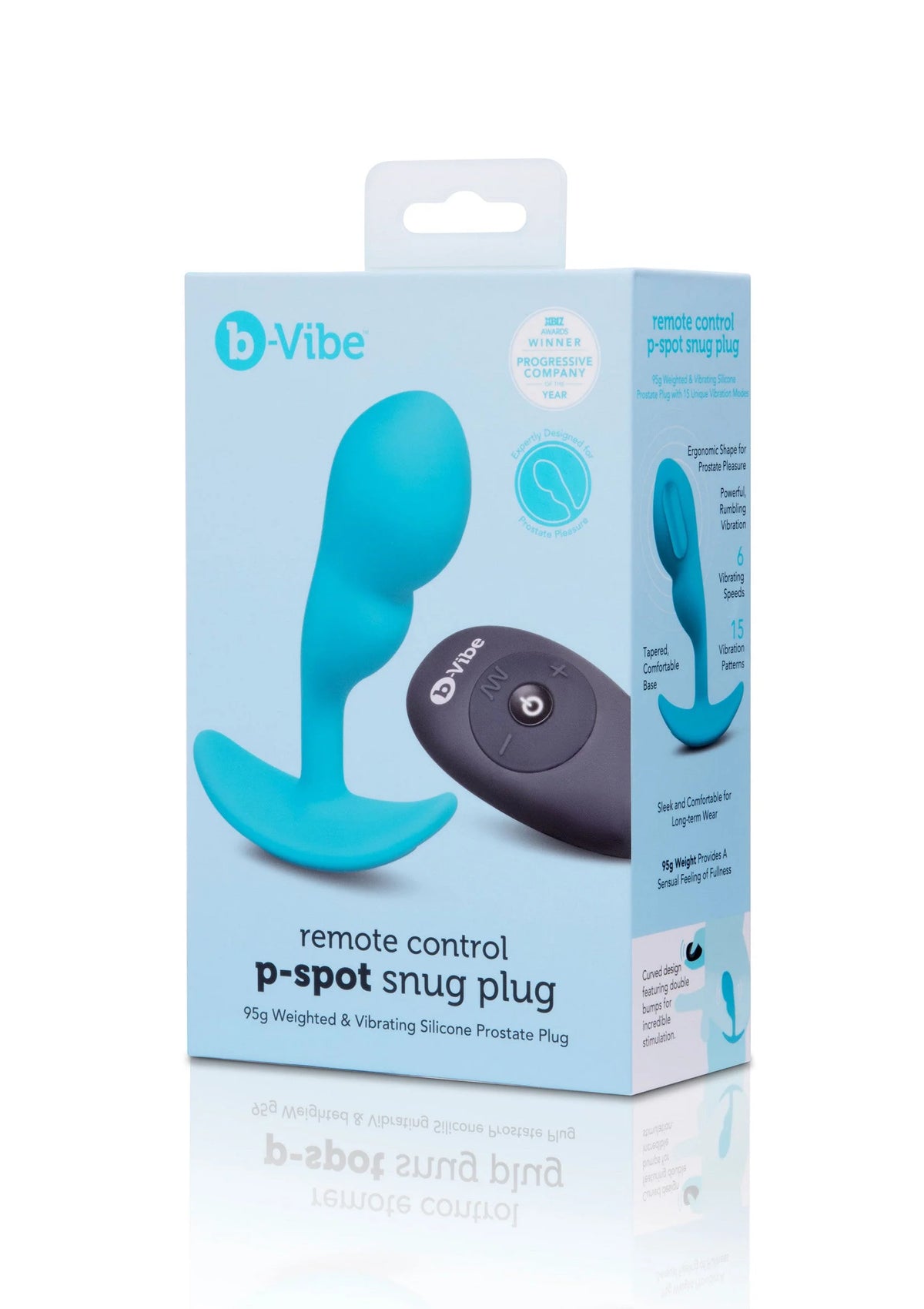 Bestel: Remote Control P - Spot Snug Plug 95g by B - Vibe - bij Happytoys.nl, happytoys.be, Happytoys.ae: erotische sex webshop | liever Happy dan Easy ⭐⭐⭐⭐⭐
