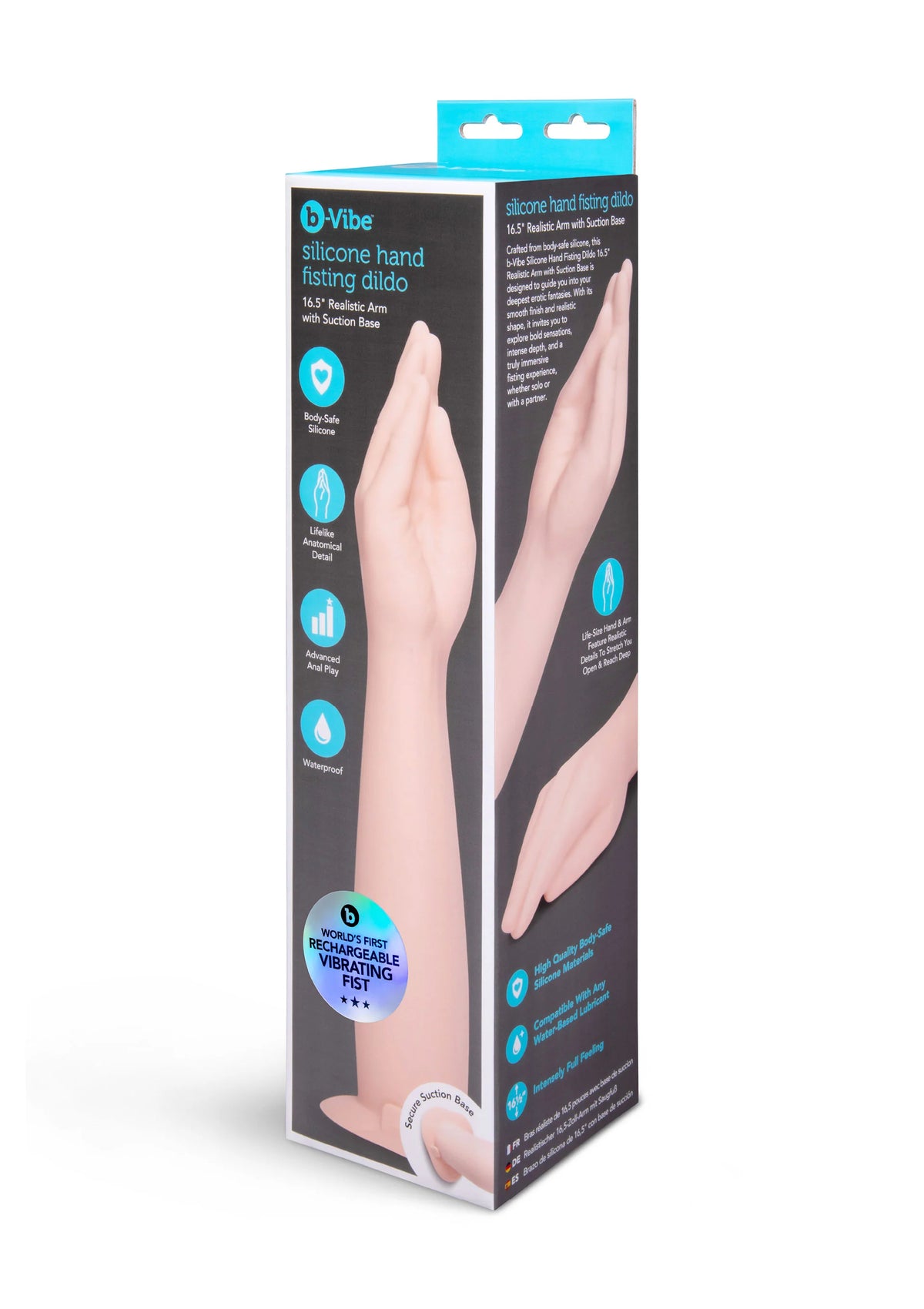 Bestel: Silicone Hand Fisting Dildo by B - Vibe - bij Happytoys.nl, happytoys.be, Happytoys.ae: erotische sex webshop | liever Happy dan Easy ⭐⭐⭐⭐⭐