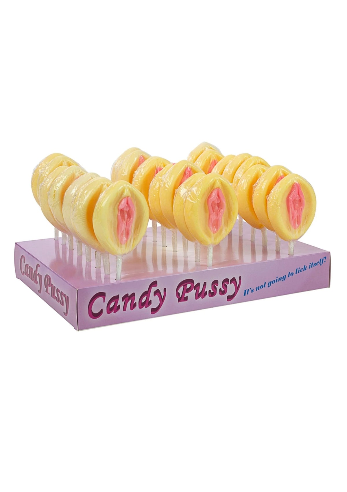 Bestel: Candy Pussy Lollipop 24 pcs - bij Happytoys.nl, happytoys.be, Happytoys.ae: erotische sex webshop | liever Happy dan Easy ⭐⭐⭐⭐⭐ - Default Title - 37043 - PINK