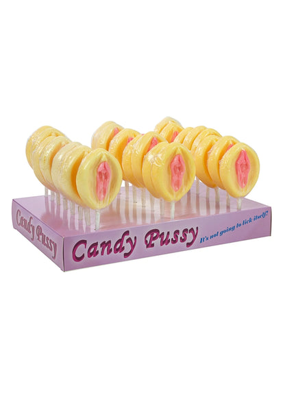 Bestel: Candy Pussy Lollipop 24 pcs - bij Happytoys.nl, happytoys.be, Happytoys.ae: erotische sex webshop | liever Happy dan Easy ⭐⭐⭐⭐⭐ - Default Title - 37043 - PINK