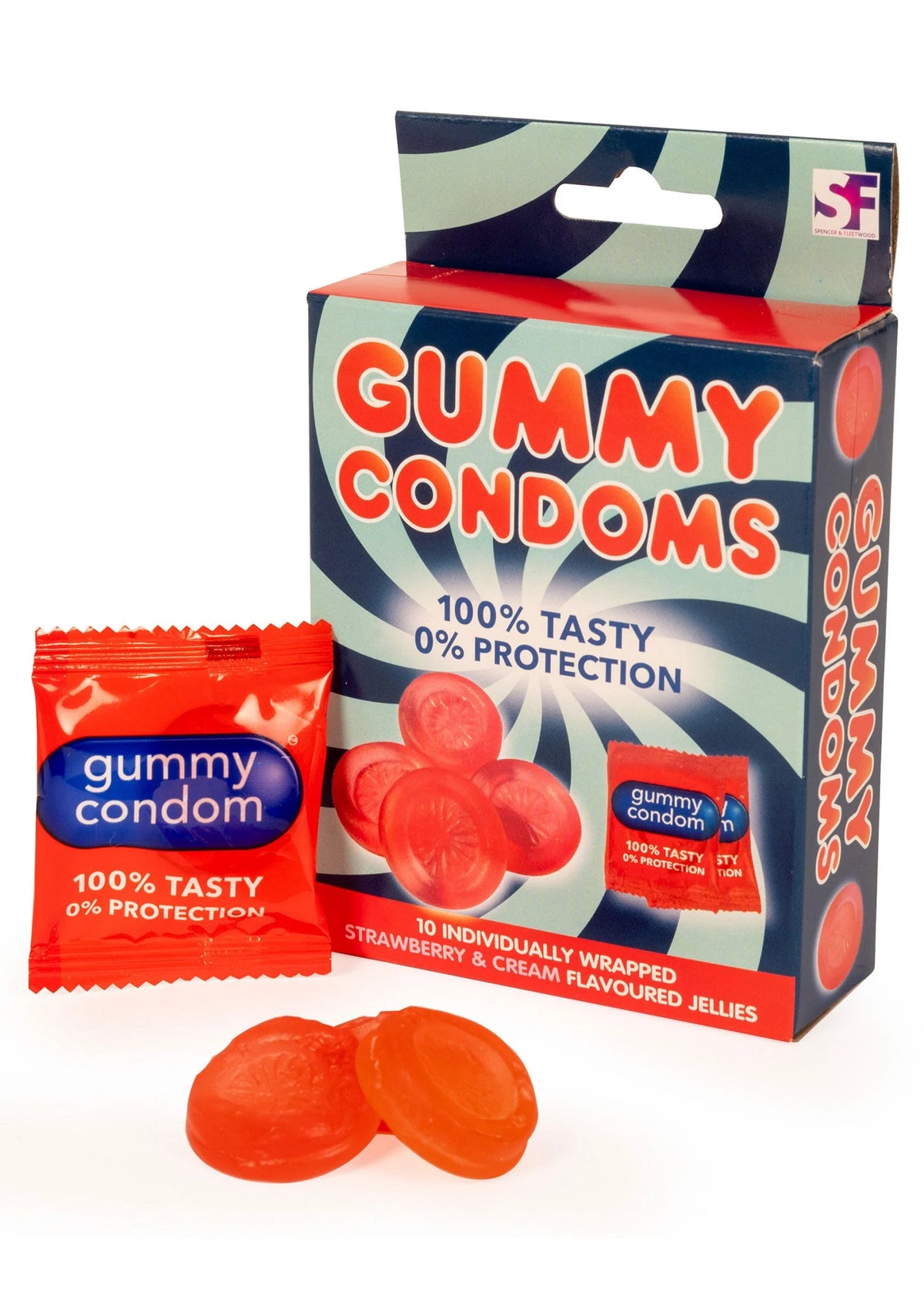 Bestel: Gummy Condoms Candy by Spencer & Fleetwood - bij Happytoys: de erotische sex webshop | liever Happy dan Easy ⭐⭐⭐⭐⭐