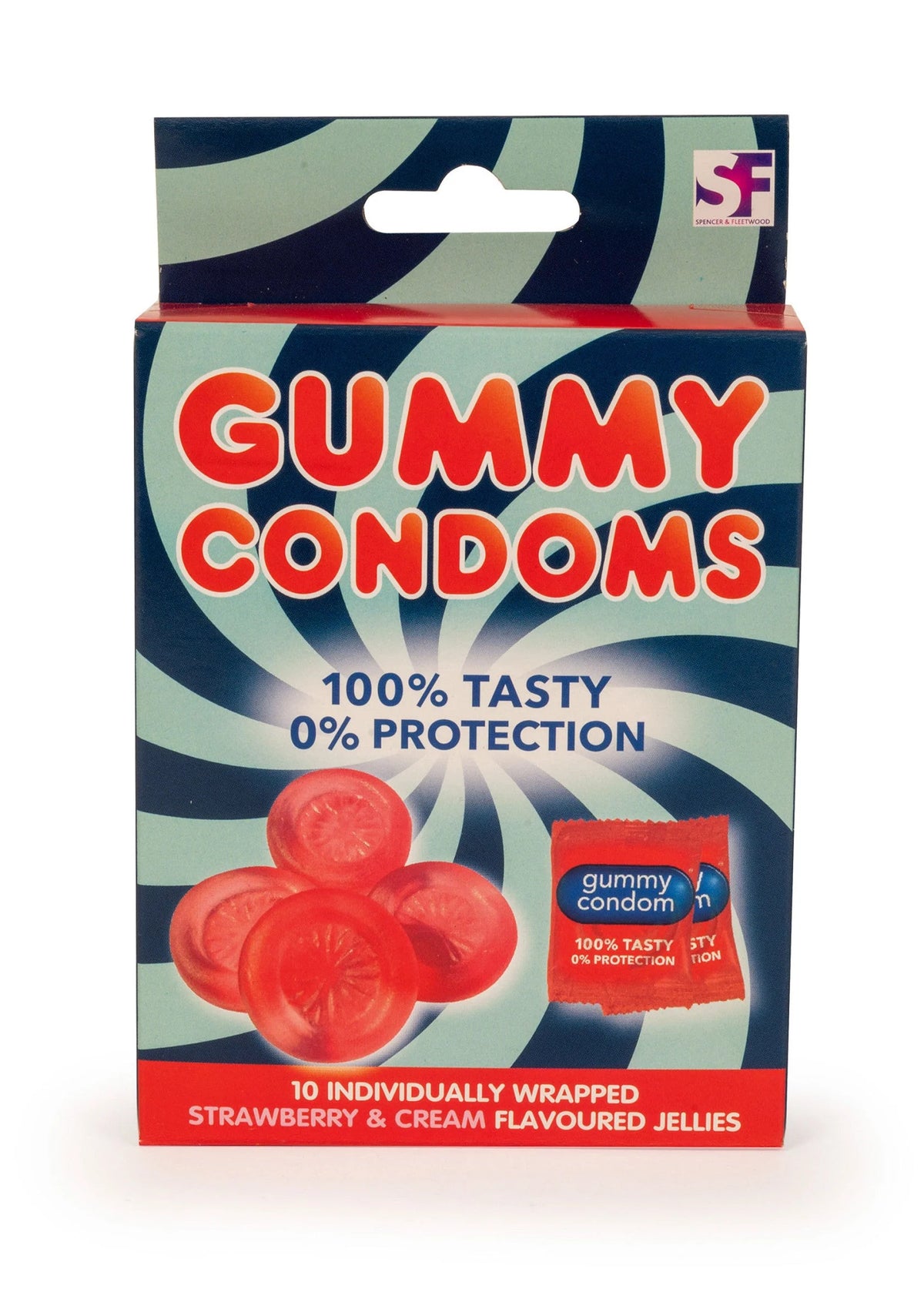 Bestel: Gummy Condoms Candy by Spencer & Fleetwood - bij Happytoys: de erotische sex webshop | liever Happy dan Easy ⭐⭐⭐⭐⭐