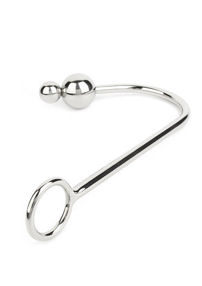 Bestel: Anal Hook Double Balls 25+40mm by Mr. Steel - bij Happytoys.nl, happytoys.be, Happytoys.ae: erotische sex webshop | liever Happy dan Easy ⭐⭐⭐⭐⭐