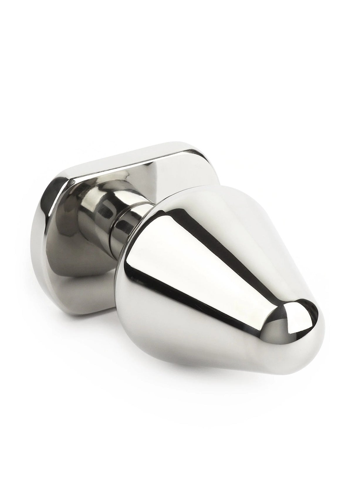 Bestel: Mr. Steel Heavy Steel Butt Plug Small - bij Happytoys.nl, happytoys.be, Happytoys.ae: erotische sex webshop | liever Happy dan Easy ⭐⭐⭐⭐⭐ - Default Title - 38153 - SILVER