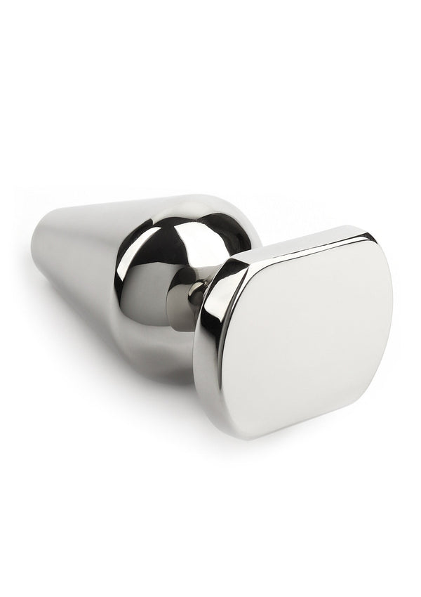 Bestel: Heavy Steel Butt Plug Medium by Mr. Steel - bij Happytoys: de erotische sex webshop | liever Happy dan Easy ⭐⭐⭐⭐⭐