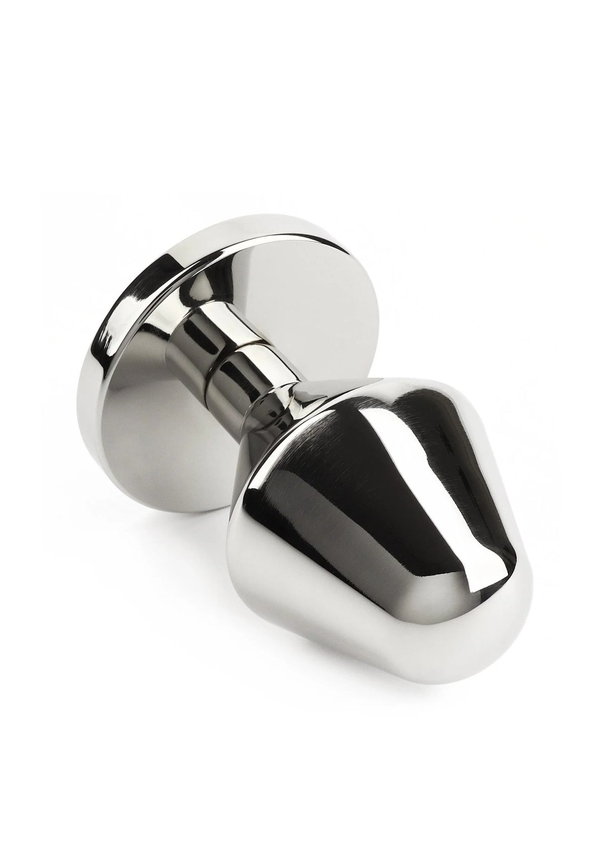 Bestel: Mr. Steel Classic Butt Plug Small - bij Happytoys.nl, happytoys.be, Happytoys.ae: erotische sex webshop | liever Happy dan Easy ⭐⭐⭐⭐⭐ - Default Title - 38156 - SILVER
