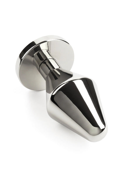 Bestel: Mr. Steel Classic Butt Plug Medium - bij Happytoys.nl, happytoys.be, Happytoys.ae: erotische sex webshop | liever Happy dan Easy ⭐⭐⭐⭐⭐ - Default Title - 38157 - SILVER