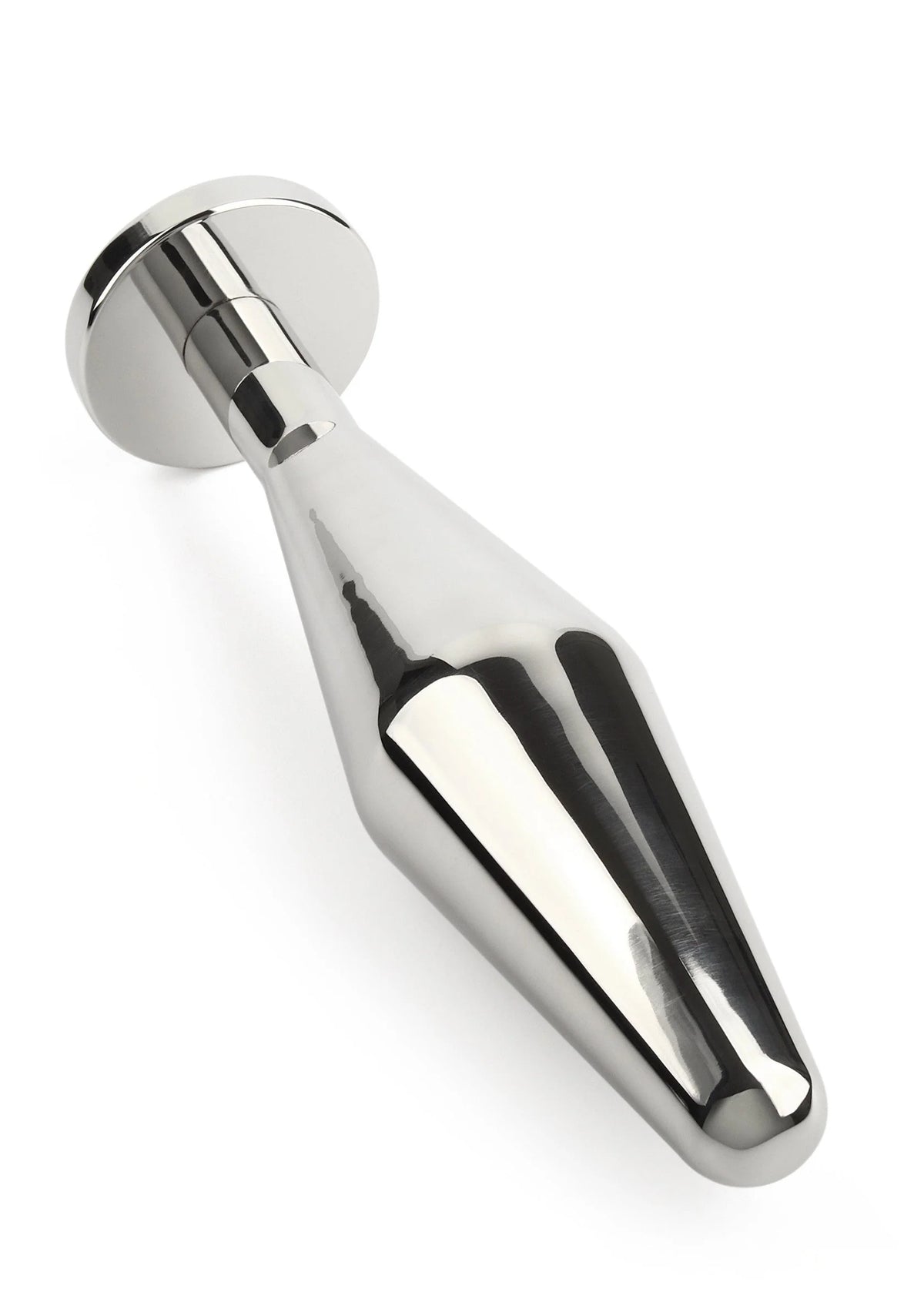 Bestel: Mr. Steel Classic Butt Plug Large - bij Happytoys.nl, happytoys.be, Happytoys.ae: erotische sex webshop | liever Happy dan Easy ⭐⭐⭐⭐⭐ - Default Title - 38158 - SILVER