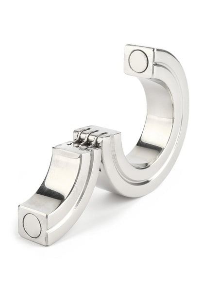 Bestel: Hinged Magnetic Cockring 40mm by Mr. Steel - bij Happytoys.nl, happytoys.be, Happytoys.ae: erotische sex webshop | liever Happy dan Easy ⭐⭐⭐⭐⭐