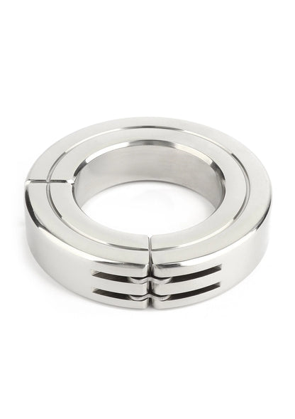 Bestel: Hinged Magnetic Cockring 45mm by Mr. Steel - bij Happytoys: de erotische sex webshop | liever Happy dan Easy ⭐⭐⭐⭐⭐
