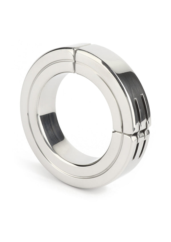 Bestel: Hinged Magnetic Cockring 50mm by Mr.Steel - bij Happytoys: de erotische sex webshop | liever Happy dan Easy ⭐⭐⭐⭐⭐