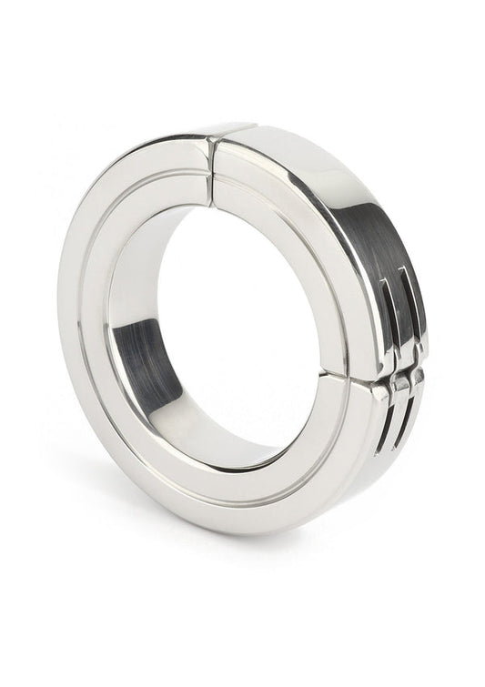 Bestel: Hinged Magnetic Cockring 50mm by Mr.Steel - bij Happytoys: de erotische sex webshop | liever Happy dan Easy ⭐⭐⭐⭐⭐