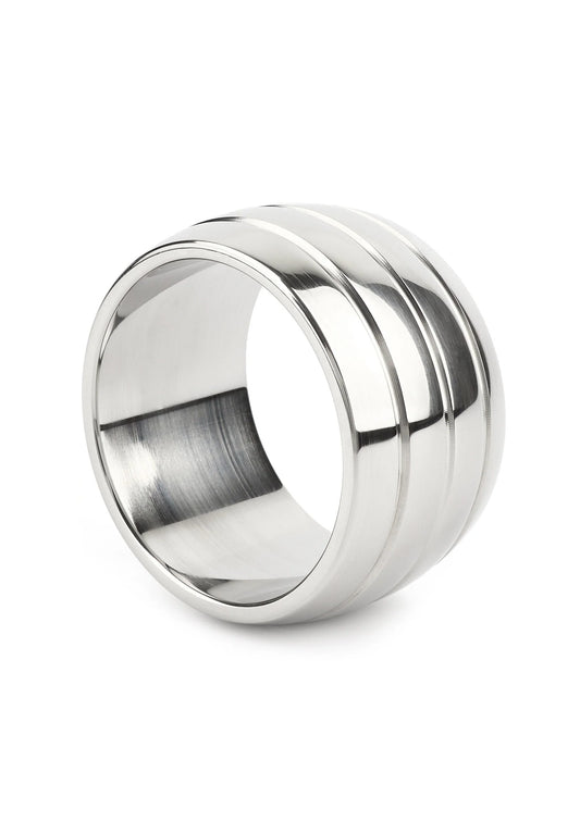 Bestel: Oval Barrel C - Ring 45mm by Mr Steel - bij Happytoys.nl, happytoys.be, Happytoys.ae: erotische sex webshop | liever Happy dan Easy ⭐⭐⭐⭐⭐ - Default Title - 38210 - SILVER