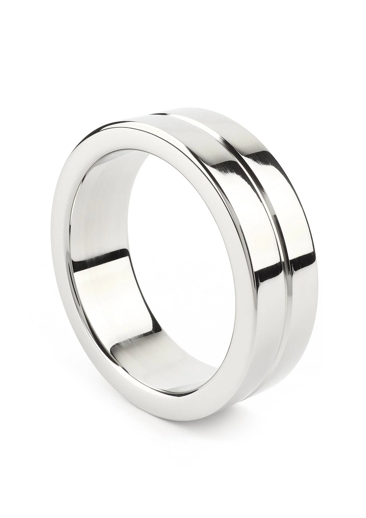 Bestel: Single Grooved C - Ring 40mm - bij Happytoys.nl, happytoys.be, Happytoys.ae: erotische sex webshop | liever Happy dan Easy ⭐⭐⭐⭐⭐ - Default Title - 38225 - SILVER