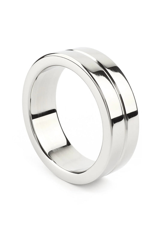 Bestel: Single Grooved C - Ring 40mm - bij Happytoys.nl, happytoys.be, Happytoys.ae: erotische sex webshop | liever Happy dan Easy ⭐⭐⭐⭐⭐ - Default Title - 38225 - SILVER