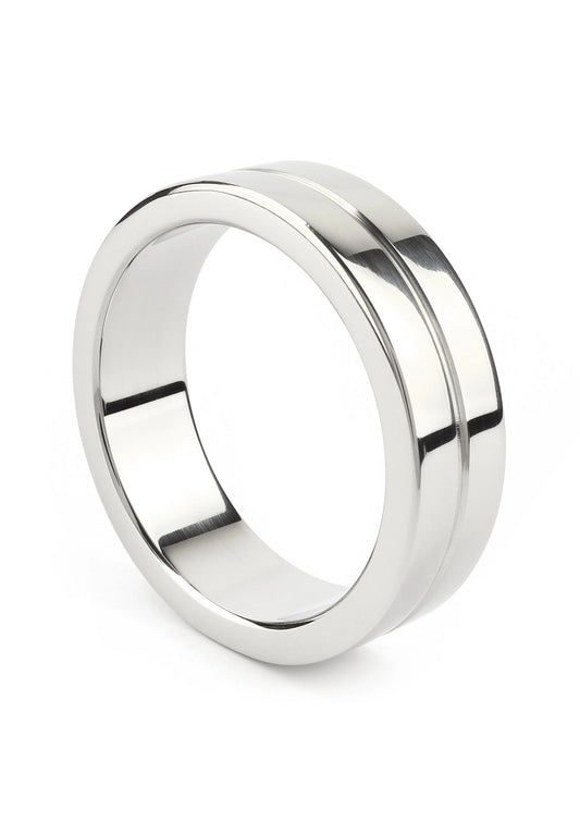 Bestel: Single Grooved C - Ring 45mm - bij Happytoys.nl, happytoys.be, Happytoys.ae: erotische sex webshop | liever Happy dan Easy ⭐⭐⭐⭐⭐ - Default Title - 38226 - SILVER