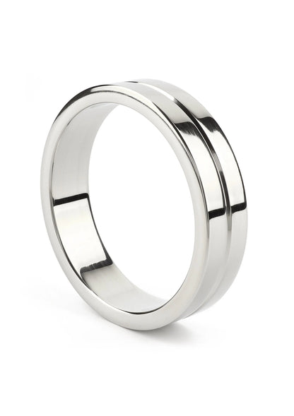 Bestel: Single Grooved C - Ring 55mm - bij Happytoys.nl, happytoys.be, Happytoys.ae: erotische sex webshop | liever Happy dan Easy ⭐⭐⭐⭐⭐ - Default Title - 38228 - SILVER