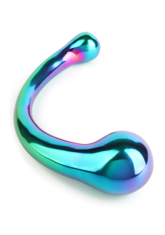 Bestel: The Curvy G - spot Rainbow by Mr. Steel - bij Happytoys.nl, happytoys.be, Happytoys.ae: erotische sex webshop | liever Happy dan Easy ⭐⭐⭐⭐⭐ - Default Title - 38310 - MULTICOLOR