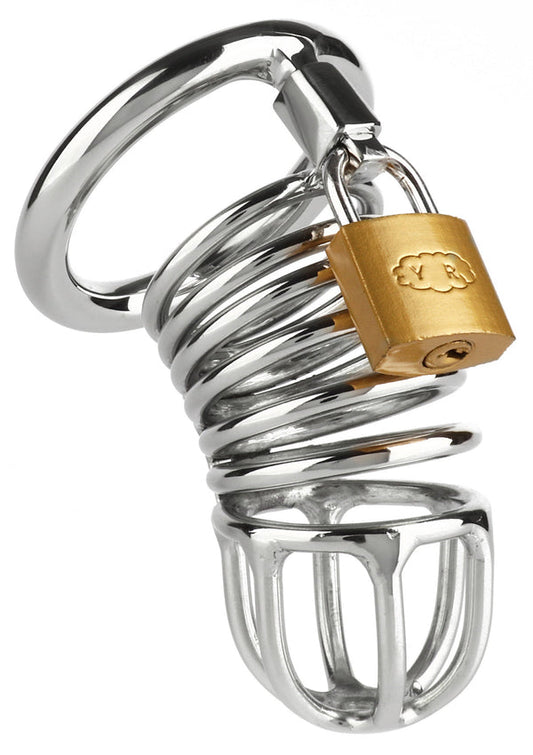 Bestel: Ring Master Chastity Device by Mr. Steel - bij Happytoys: de erotische sex webshop | liever Happy dan Easy ⭐⭐⭐⭐⭐