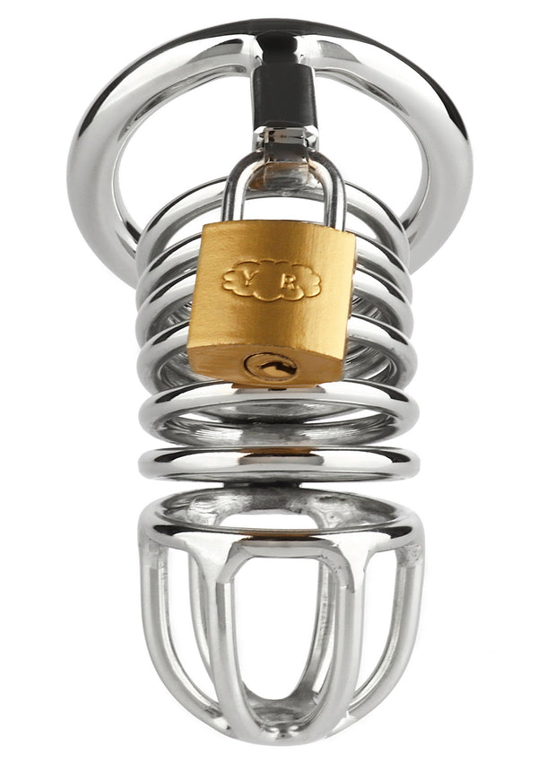 Bestel: Ring Master Chastity Device by Mr. Steel - bij Happytoys: de erotische sex webshop | liever Happy dan Easy ⭐⭐⭐⭐⭐