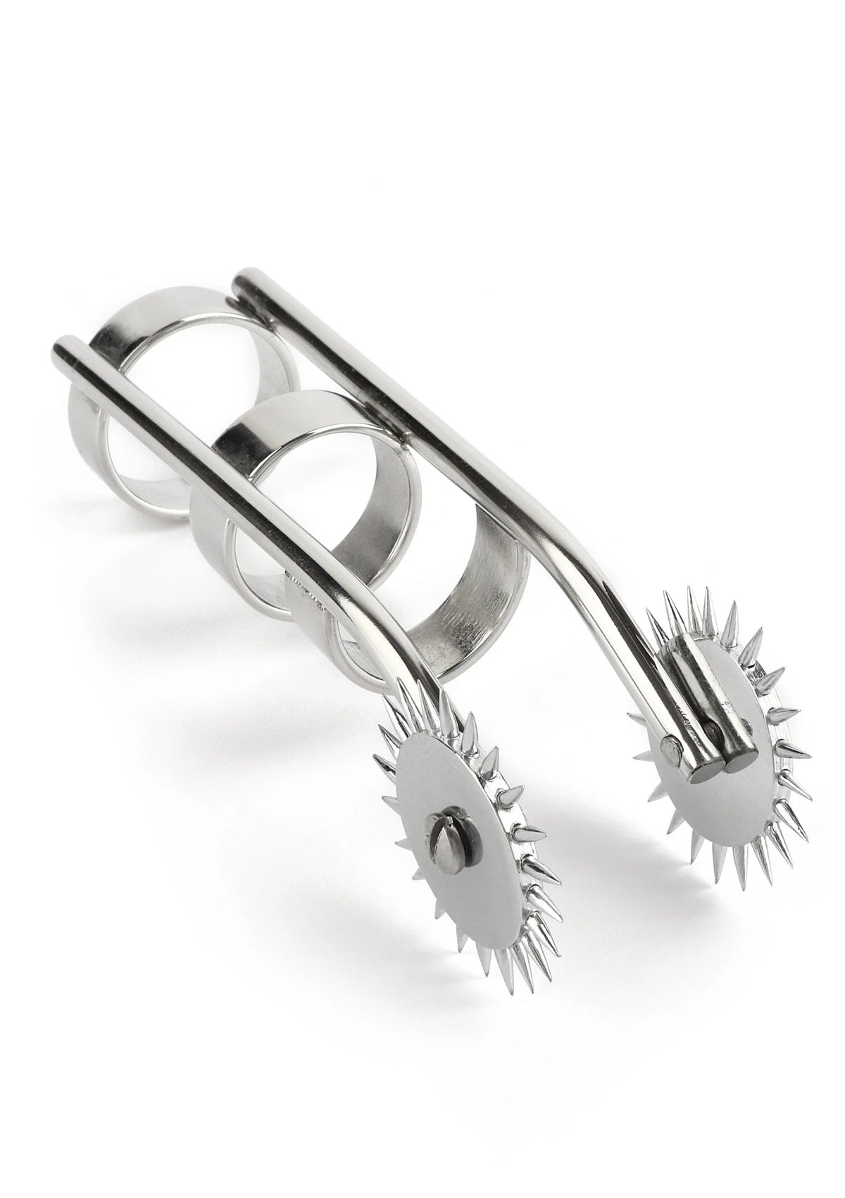 Bestel: Double Finger Pinwheel - bij Happytoys.nl, happytoys.be, Happytoys.ae: erotische sex webshop | liever Happy dan Easy ⭐⭐⭐⭐⭐ - Default Title - 38376 - SILVER