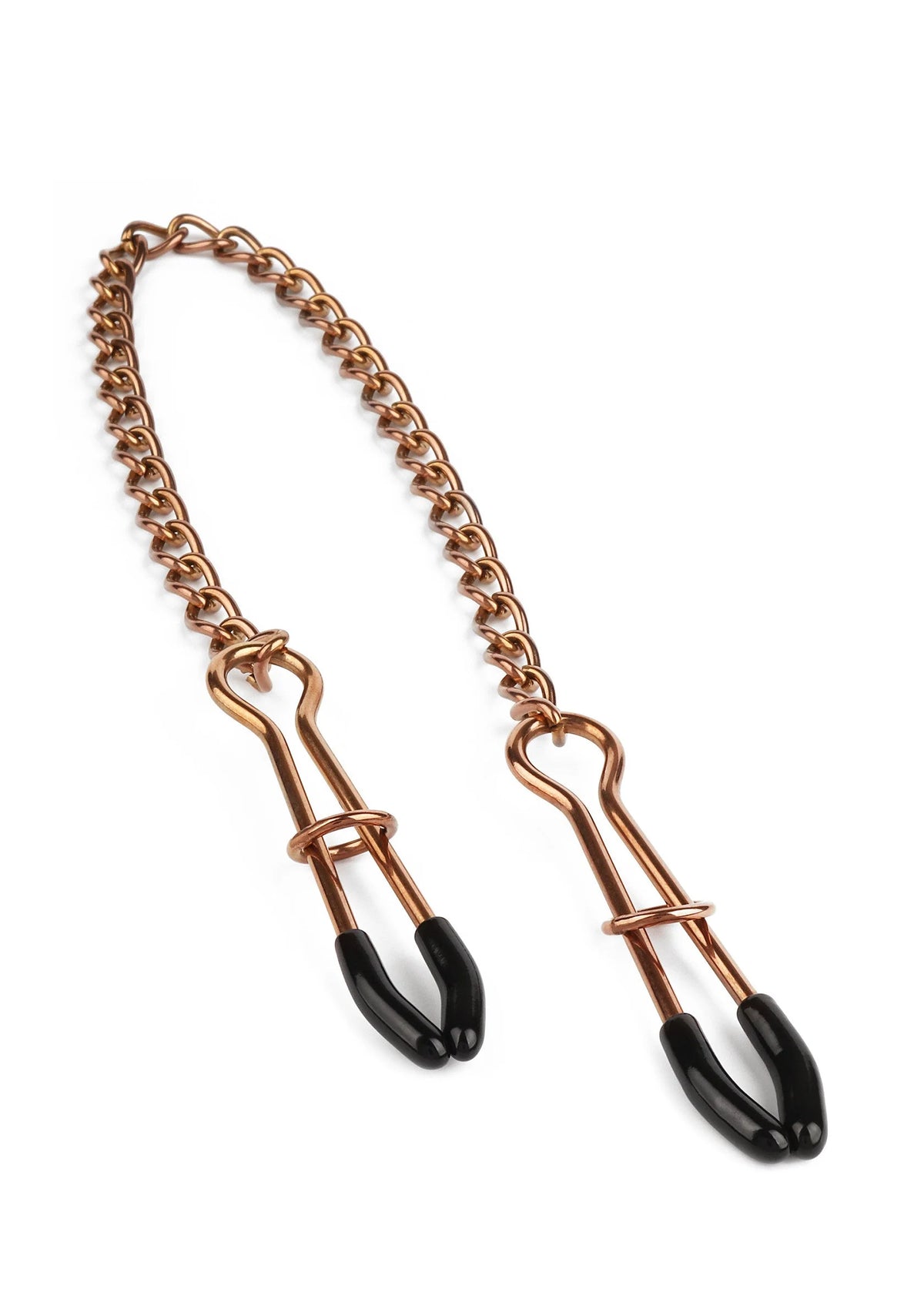 Bestel: Tweezer Nipple Clamps Gold - bij Happytoys.nl, happytoys.be, Happytoys.ae: erotische sex webshop | liever Happy dan Easy ⭐⭐⭐⭐⭐ - Default Title - 38408 - ROSEGOLD