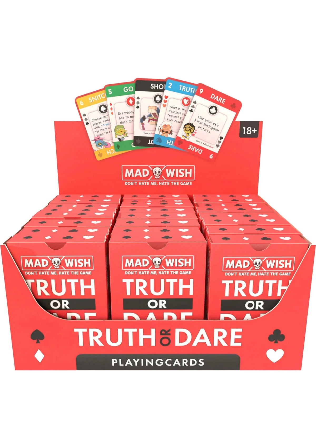 Bestel: MadWish Playing Cards 24 pcs ENG/DE - bij Happytoys.nl, happytoys.be, Happytoys.ae: erotische sex webshop | liever Happy dan Easy ⭐⭐⭐⭐⭐ - Default Title - 38600 - ENGLISH