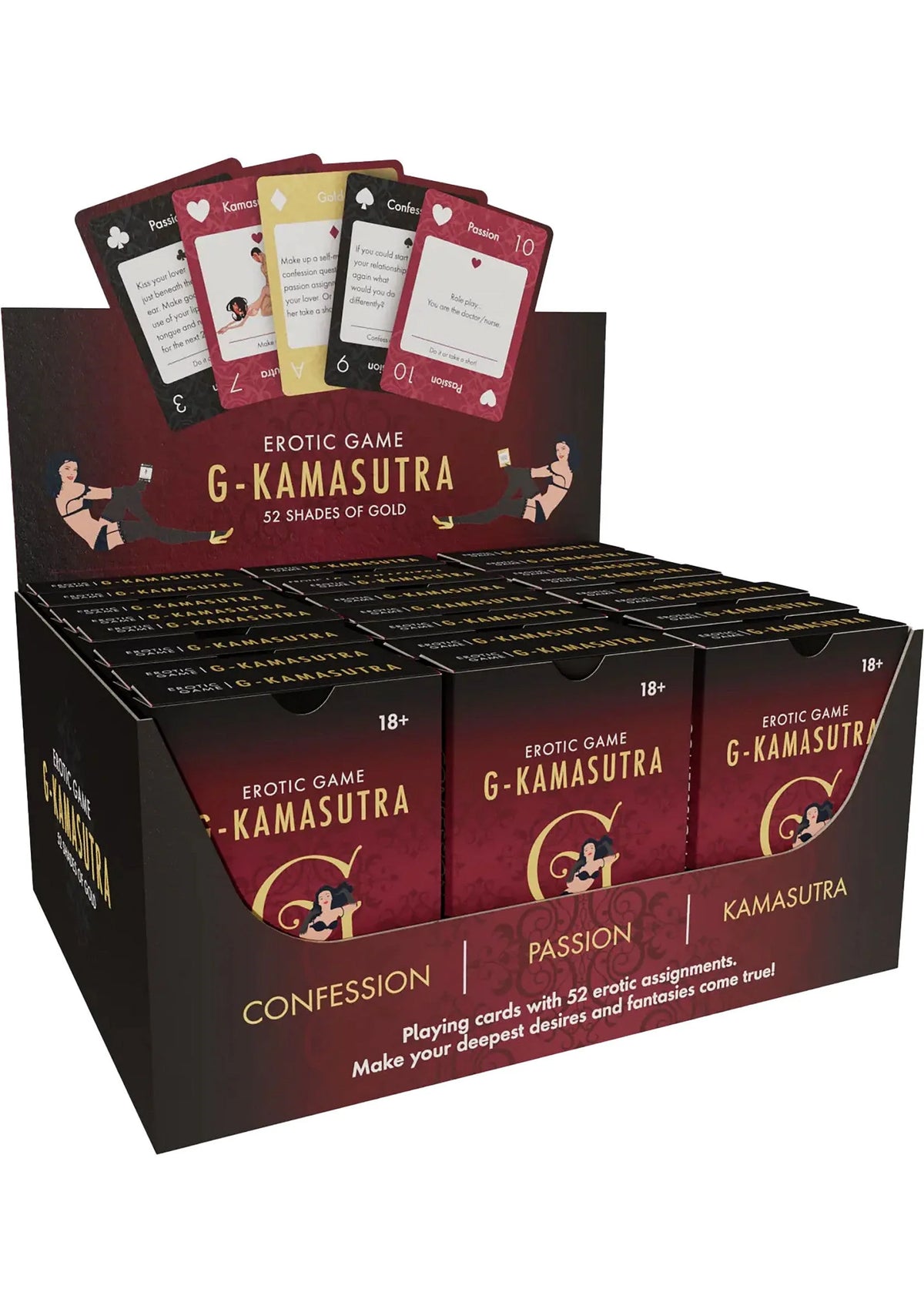 Bestel: G Kamasutra cards 24 pcs ENG/FR/DE - bij Happytoys.nl, happytoys.be, Happytoys.ae: erotische sex webshop | liever Happy dan Easy ⭐⭐⭐⭐⭐ - Default Title - 38601 - ENGLISH