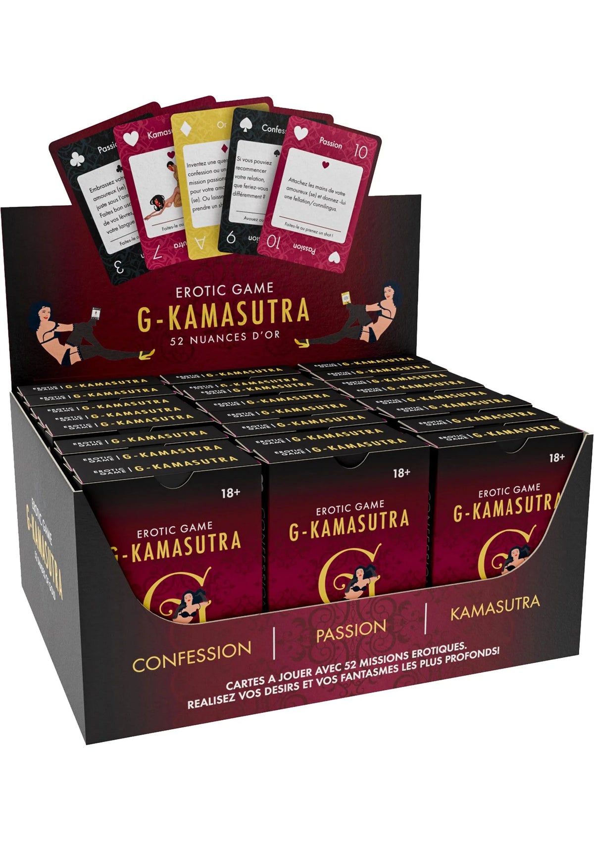 Bestel: G Kamasutra cards 24 pcs ENG/FR/DE - bij Happytoys.nl, happytoys.be, Happytoys.ae: erotische sex webshop | liever Happy dan Easy ⭐⭐⭐⭐⭐