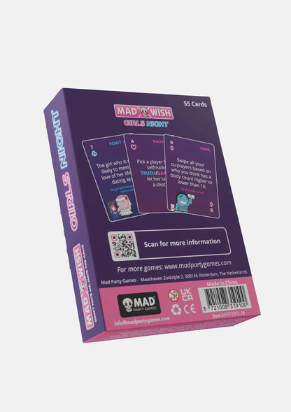 Bestel: MadWish Girls Cards 24 pcs - bij Happytoys.nl, happytoys.be, Happytoys.ae: erotische sex webshop | liever Happy dan Easy ⭐⭐⭐⭐⭐