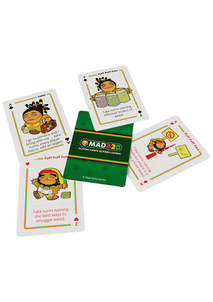 Bestel: Mad420 Smoking Cards 24 pcs - bij Happytoys.nl, happytoys.be, Happytoys.ae: erotische sex webshop | liever Happy dan Easy ⭐⭐⭐⭐⭐