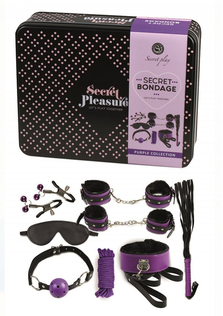 Bestel: Bondage Kit Two Colours by Secret Play - bij Happytoys: de erotische sex webshop | liever Happy dan Easy ⭐⭐⭐⭐⭐ - Paars - 44301 - PURPLE