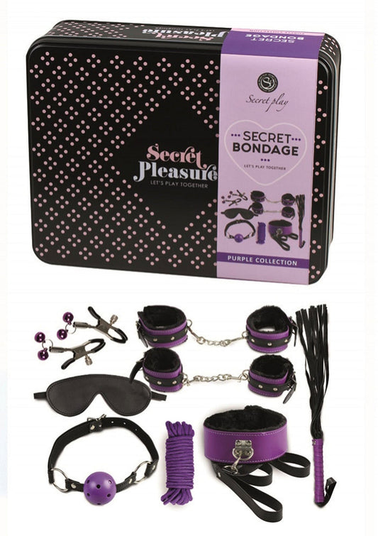 Bestel: Bondage Kit Two Colours by Secret Play - bij Happytoys: de erotische sex webshop | liever Happy dan Easy ⭐⭐⭐⭐⭐ - Paars - 44301 - PURPLE