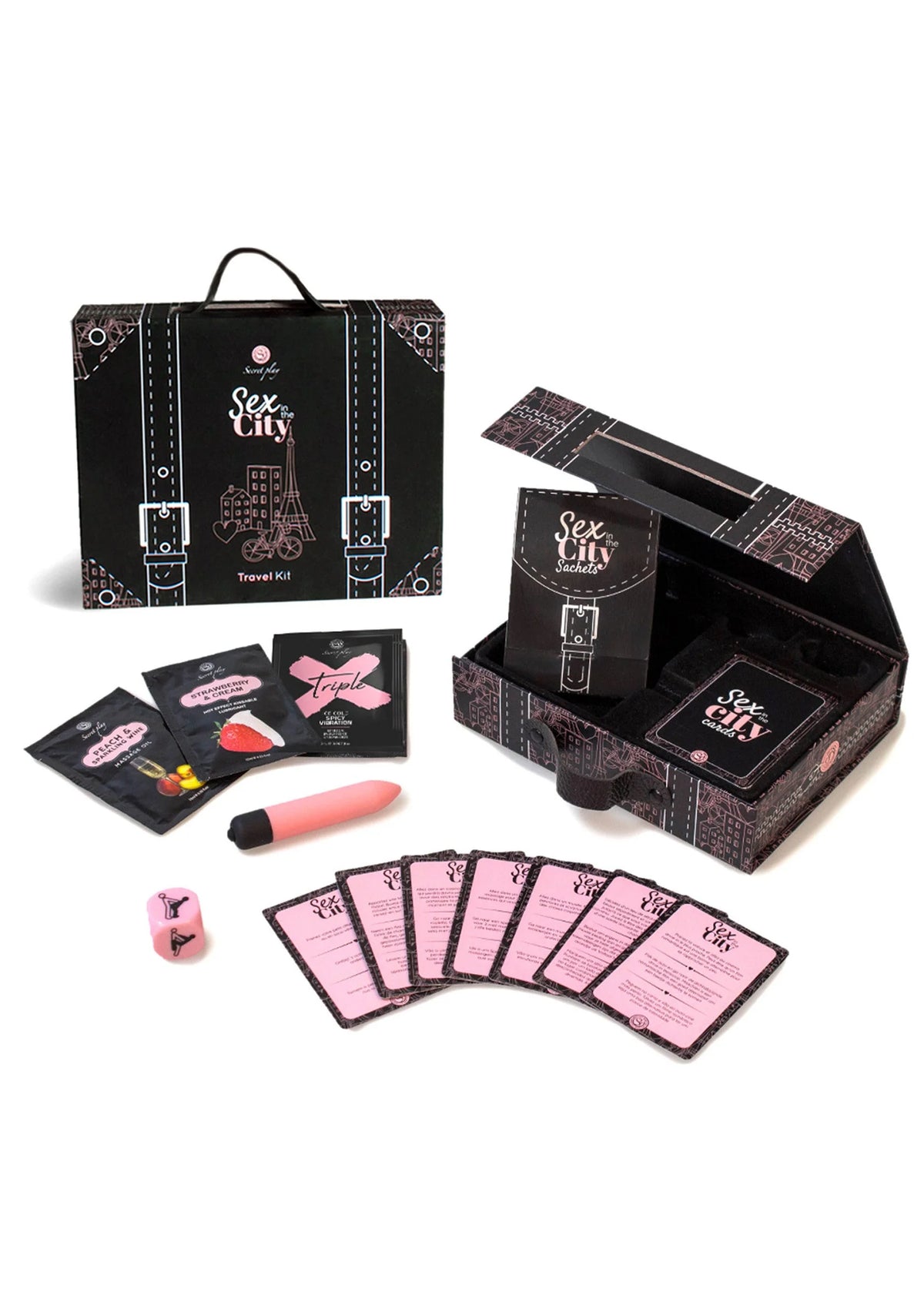 Bestel: Sex In The City Travel Kit by Secret Play - bij Happytoys.nl, happytoys.be, Happytoys.ae: erotische sex webshop | liever Happy dan Easy ⭐⭐⭐⭐⭐