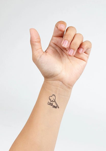 Bestel: Candy Chic Temporary Tattoo - bij Happytoys.nl, happytoys.be, Happytoys.ae: erotische sex webshop | liever Happy dan Easy ⭐⭐⭐⭐⭐