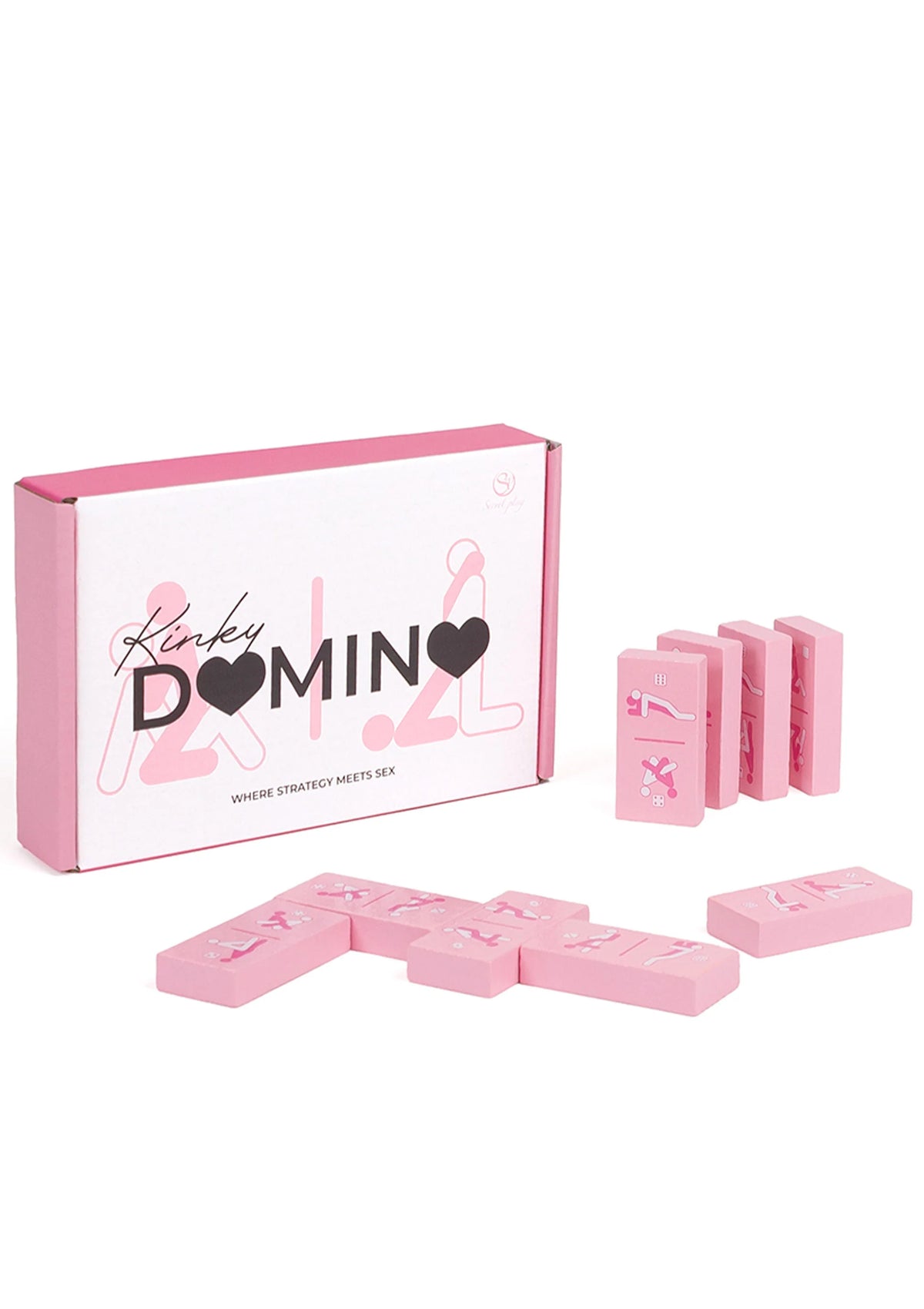 Bestel: Kinky Domino Game by Secret Play - bij Happytoys.nl, happytoys.be, Happytoys.ae: erotische sex webshop | liever Happy dan Easy ⭐⭐⭐⭐⭐ - Default Title - 44340 - MULTICOLOR